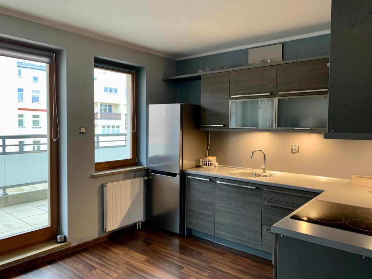 Uroczy Apartament W Centrum Miasta Szczecin Bagian luar foto